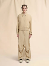 Marni Cream Light Wool Blend Zip Jacket