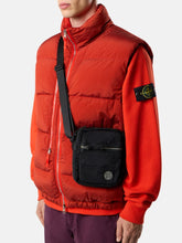 Stone Island Black Coated Nylon Metal ECONYL® Pouch Bag