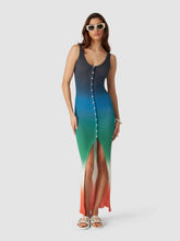 Casablanca Gradient Rib Dress