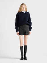 Prada Black Re-Nylon Pleated Mini Skirt