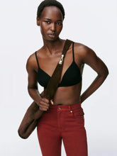 Gabriela Hearst Small Dark Brown Suede Hobo Bag