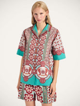 La DoubleJ Pagoda Placée Cotton Poplin Bowling Shirt