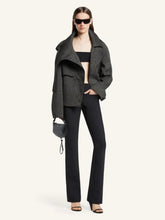 Courrèges Oblique Caviar Wool Short Coat