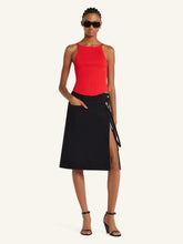Courrèges Poppy Circle Rib Knit Top
