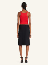 Courrèges Poppy Circle Rib Knit Top