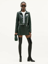 Courrèges Dark Green Reedition Vinyl Jacket
