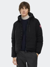Canada Goose Black Lodge Down Hoodie Jacket