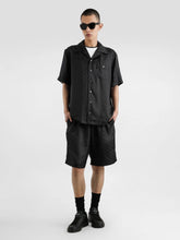 Dolce & Gabbana Black DG Logo Jacquard Hawaii Shirt