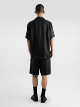 Dolce & Gabbana Black DG Logo Jacquard Hawaii Shirt