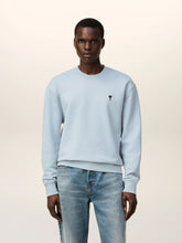 Ami Paris Sky Blue Cotton Ami de Coeur Sweatshirt