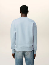 Ami Paris Sky Blue Cotton Ami de Coeur Sweatshirt