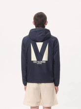 Valentino Garavani Blue Chez Valentino Nylon Hooded Windbreaker