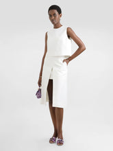 Dolce & Gabbana White Stretch Mat Top