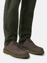 Stone Island Military Green Suede Trainers