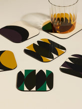 Maison Sarah Lavoine Tchin Coasters in Multicolour Set of 6