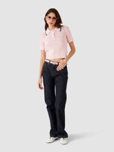 Casablanca Pink Cotton Mouliné Polo Shirt