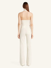 Courrèges Natural Beige Ellipse Mockneck Sleeveless Top