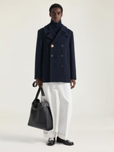 Givenchy Dark Blue Wool Peacoat