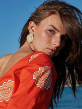 Johanna Ortiz Antique Ecru Shell Earrings