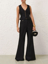 Zimmermann Black Hypnotic Flare Pant