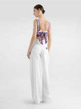 Dolce & Gabbana Majolica-Print Silk Foulard Top