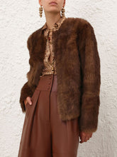 Zimmermann Toffee Hypnotic Shearling Jacket