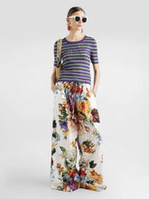 Dolce & Gabbana Floral Poplin Wide-Leg Trousers