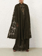 Zimmermann Olive Green Memento Lace Cape