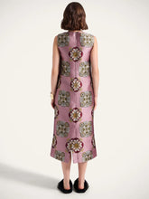 La DoubleJ Dusty Pink Nucleus Jacquard Column Dress