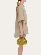 Lemon Mini Hug Suede Corduroy Handbag