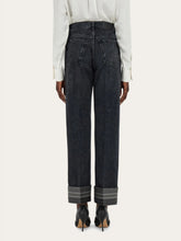 Ferragamo Black Turn-Up Jeans