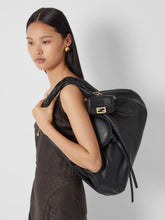 Black Nano Baguette Charm in Nappa Leather