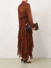 Zimmermann Tan Sheer Silk Memento Pocket Shirt