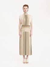 Zeus+Dione Khaki Beige Silk Therion Midi Dress