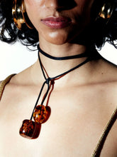 Julietta Jamie Resin Amber Cord Choker