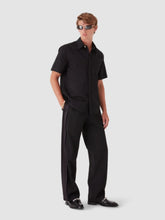 Casablanca Black Cotton Monogram Short-Sleeve Shirt