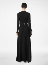 Tom Ford Black Fine Cashmere Silk Column Dress