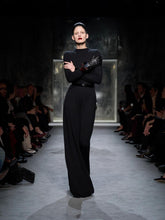 Tom Ford Black Fine Cashmere Silk Column Dress