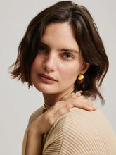 Lizzie Fortunato Toro Earrings in Acacia Wood