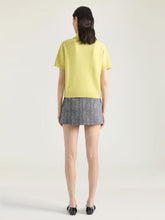 Givenchy Acid Yellow Wool-Cashmere Polo Top