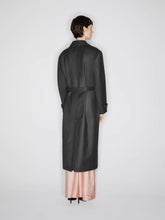 Blazé Milano Astoria Grey Basoto Wool Trench Coat