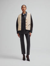 Blazé Milano Tatoosh Camel Gliss Reversible Shearling Gilet