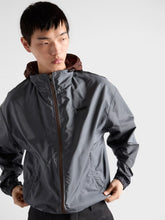 Prada Cocoa Brown and Iron Gray Reversible Re-Nylon Jacket