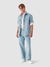 Blue Denim Monogram Shirt