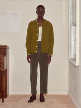 Bode Green Orchard Merino Alpaca Cardigan