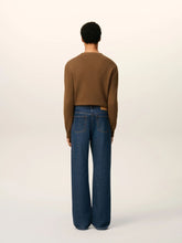 Ami Paris Blue Large Fit Raw Denim Jeans