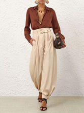 Zimmermann Cream Hypnotic Wool Harem Pant