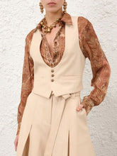 Zimmermann Cream Hypnotic Wool Vest