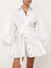 Zimmermann Ivory Rebellion Poplin Mini Dress