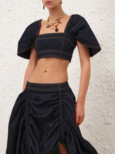 Zimmermann Night Sky Rebellion Denim Bodice